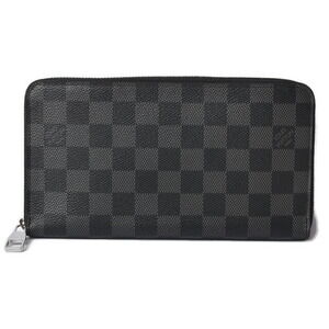 Louis Vuitton Damier Graphite Black Long Wallet Zippy Organizer